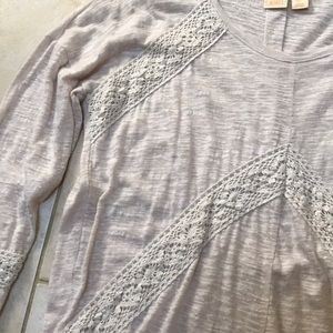 Crochet detail tunic